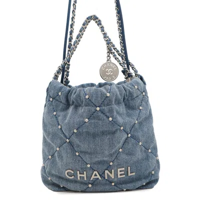 Pre-owned Chanel Handbag () In Blue