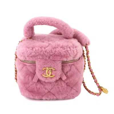 Pre-owned Chanel Handbag Shoulder Bag Vanity Bag () In Pink