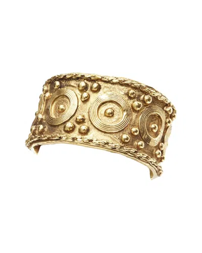 Pre-owned Chanel Haute Couture Etruscan Cuff Bangle (authentic Pre-loved)
