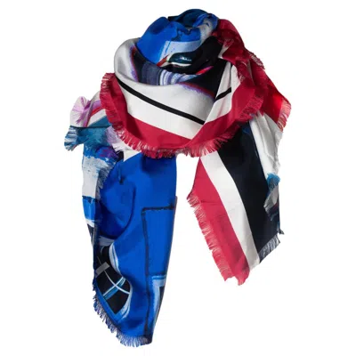 Pre-owned Chanel , Havana Scarf In Purple