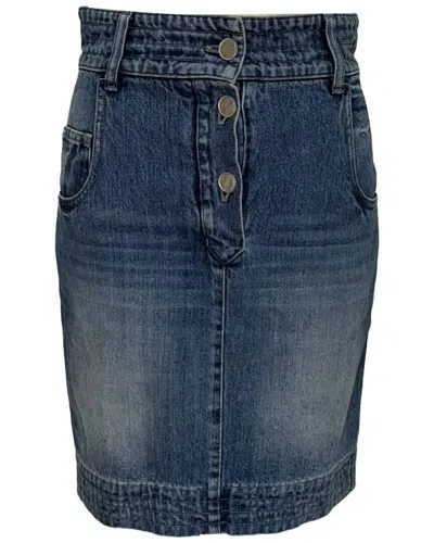 Pre-owned Chanel High-rise Mini Denim Skirt