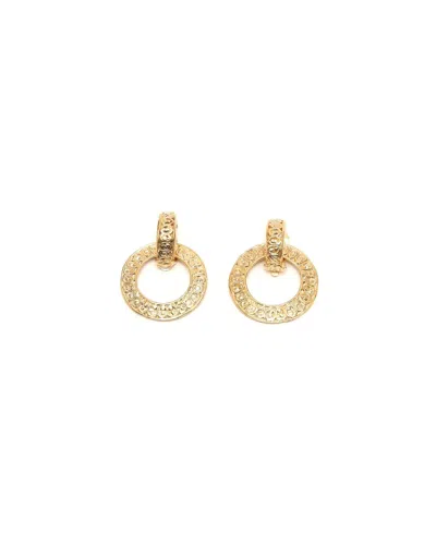 Pre-owned Chanel Hoop Clip-on Earrings In Gold