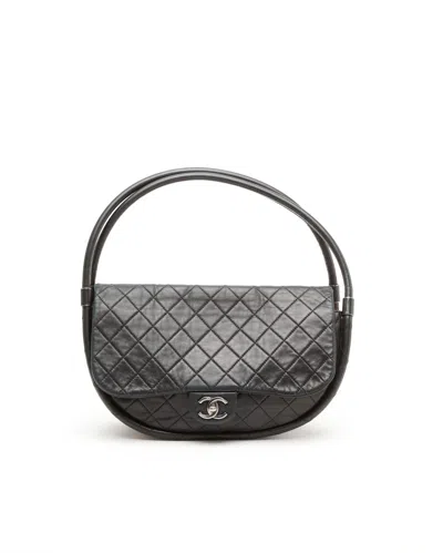 Pre-owned Chanel Hula Hoop Bag In Black