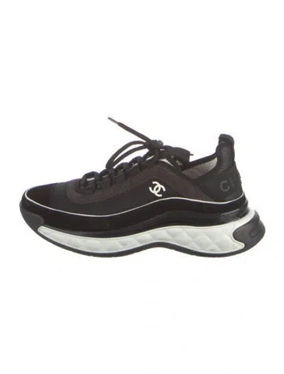 Pre-owned Chanel Interlocking Cc Logo Mesh Sneakers In Multi