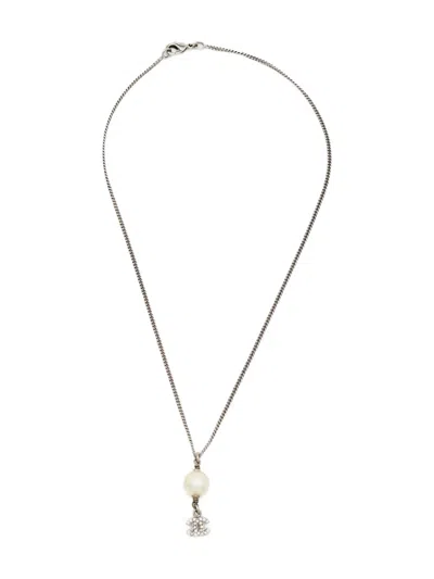 Pre-owned Chanel Interlocking Cc-logo Necklace