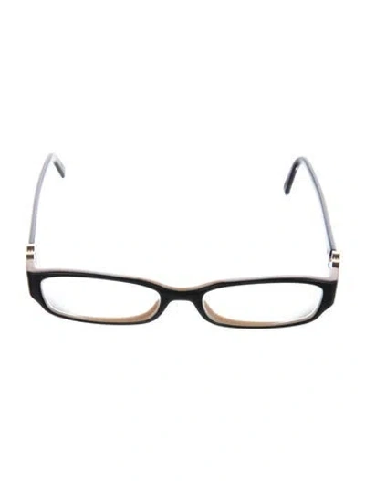 Pre-owned Chanel Interlocking Cc Logo Square Eyeglasses