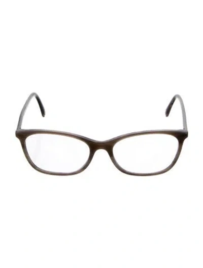 Pre-owned Chanel Interlocking Cc Logo Square Eyeglasses In Neutral