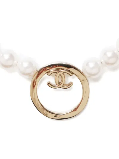 Pre-owned Chanel Interlocking Cc Necklace