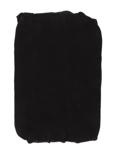 Pre-owned Chanel Interlocking Cc Solid Tights In Black
