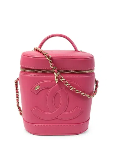 Pre-owned Chanel Interlocking-cc Tote Bag In Pink