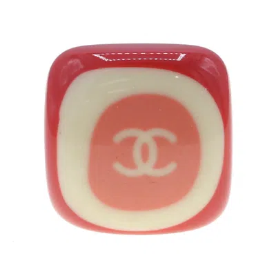 Pre-owned Chanel Ivory Color Stud Earrings () In Multi