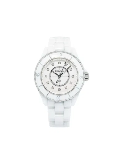 Pre-owned Chanel J12 33mm In White