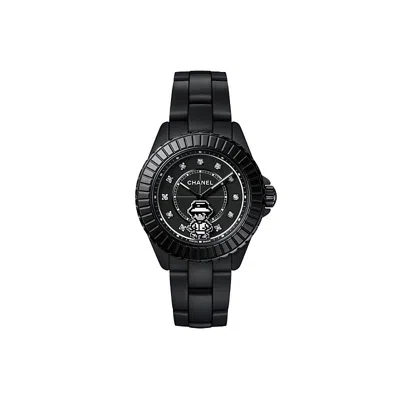 Chanel Black J12 Coco Game Calibre 12.1 Watch 38mm