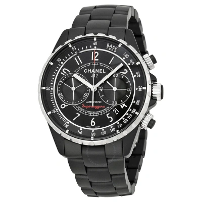 Pre-owned Chanel J12 Superleggera Black Dial Ceramic Unisex Watch H3409