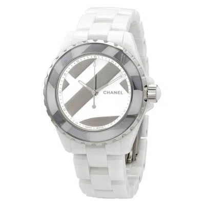 Pre-owned Chanel J12 Untitled Limited Edition White Automatic 38mm Wrist Watch
