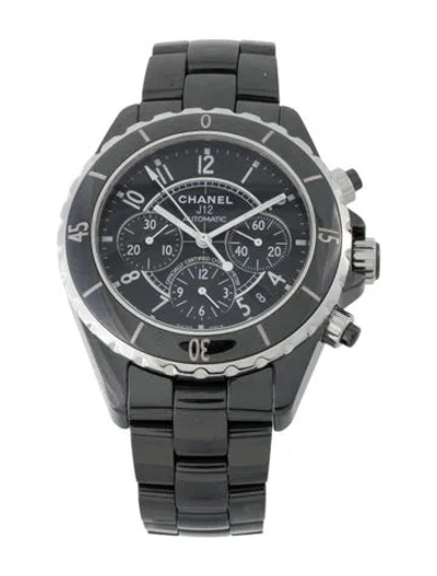 Pre-owned Chanel J12 Watch, 41mm In Multi