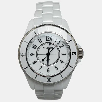 Pre-owned Chanel J12 Watch In White