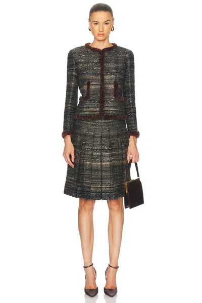 Pre-owned Chanel Jacket And Skirt Set In Multi