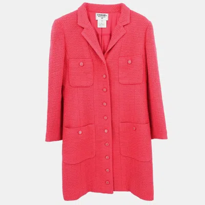 Pre-owned Chanel Jacket Coat Pink #42