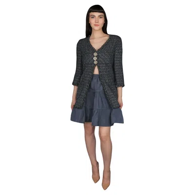 Pre-owned Chanel Jacket 'paris Covered With Snow' By Karl Lagerfeld Winter 2007 In Black