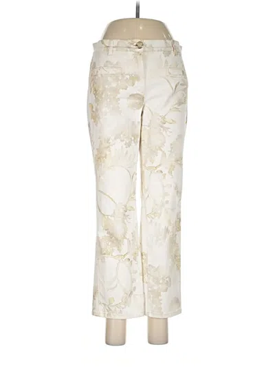 Pre-owned Chanel Jeans In Ivory