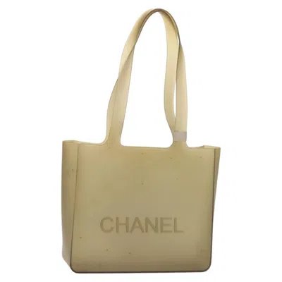 Pre-owned Chanel Jelly Tote Rubber Rubber Bag () In Gray