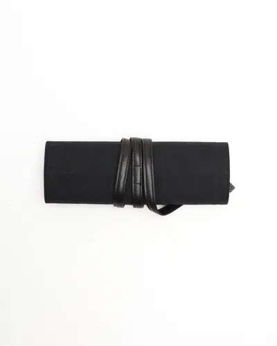 Pre-owned Chanel Jewelry Travel Pouch In Black