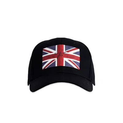 Chanel Joan Elkayam Women's British Union Jack C J E Black Cap