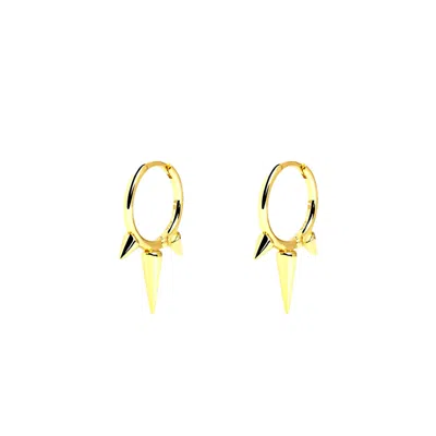 Chanel Joan Elkayam Women's Gold Arrow Huggie Earrings