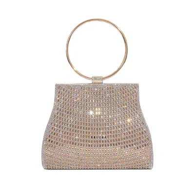 Chanel Joan Elkayam Women's Gold / Silver Hoop Handle Diamante Handbag In Gold/silver