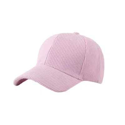 Chanel Joan Elkayam Women's Pink / Purple Pink Corduroy Cap In Pink/purple