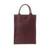 Chanel Joan Elkayam Women's Red / Brown Leather Shopper Bag In Red/brown