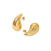 Chanel Joan Elkayam Women's Tear Drop Chunky Gold Earrings