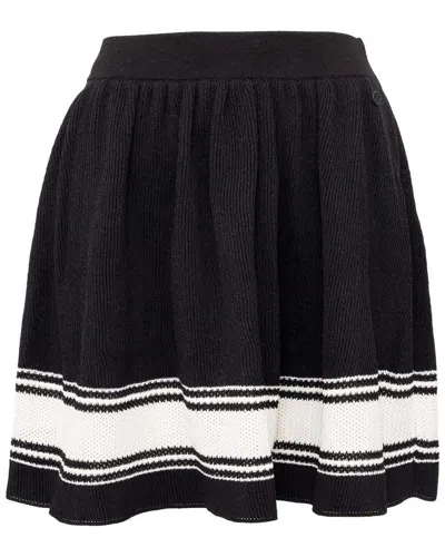 Chanel Knit Skirt In Black