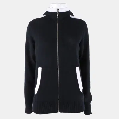 Pre-owned Chanel Knit Zip-up Hoodie S In Multi