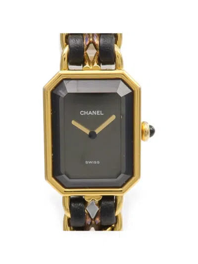 Pre-owned Chanel L Première 26mm Watch In Black