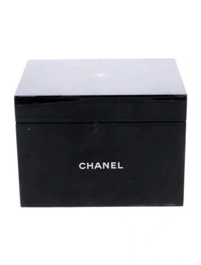 Pre-owned Chanel La Boîte Laquée Beauty Box In Black/white