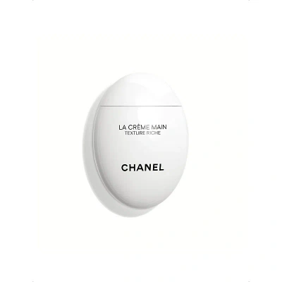 Chanel <strong> La Crème Main Texture Riche</strong> Nourish - Protect - Illuminate Bottle 50ml In White