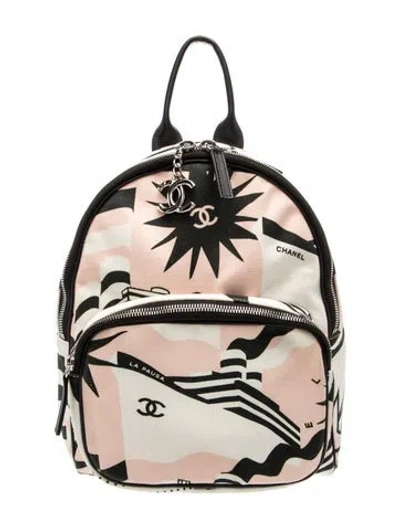 Pre-owned Chanel La Pausa Backpack In Pink