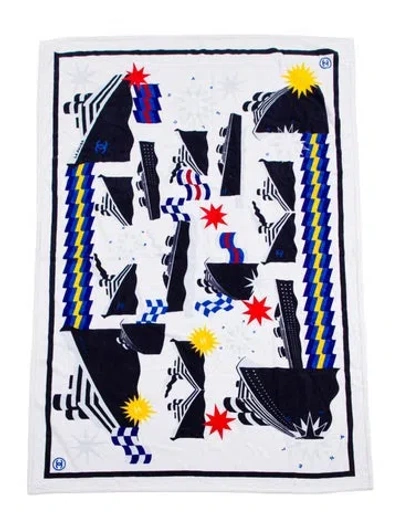 Pre-owned Chanel La Pausa Beach Towel In Multi