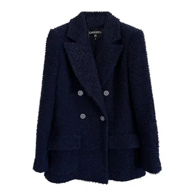 Pre-owned Chanel La Pausa New 2019 Cruise Tweed Jacket In Black