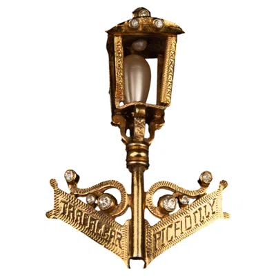 Pre-owned Chanel Lantern Brooch 'trafalgar Picadilly' In Multi