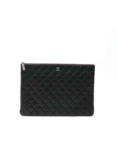 Pre-owned Chanel Laptop Case, Size 13-inch In Black