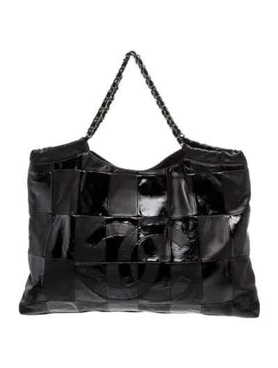 Pre-owned Chanel Large Brooklyn Cabas Tote In Black