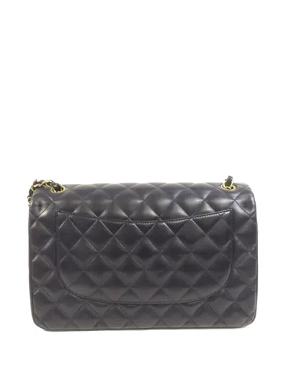 Pre-owned Chanel Large Classic Cc Turn-lock Chain Shoulder Bag In Blue