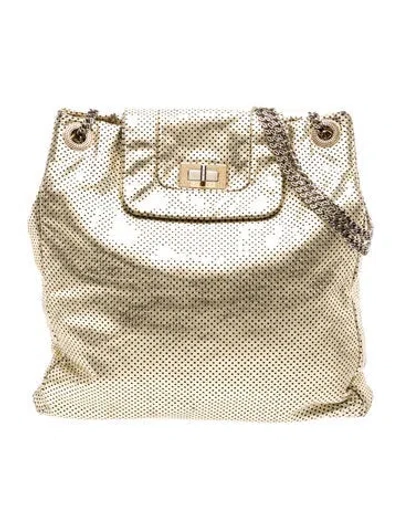 Pre-owned Chanel Large Drill Accordion Tote