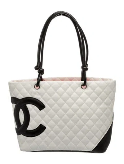 Pre-owned Chanel Large Ligne Cambon Tote In Multi