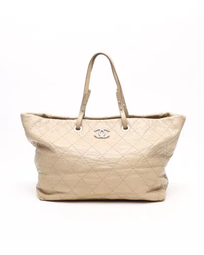 Pre-owned Chanel Large On The Road Tote Bag
