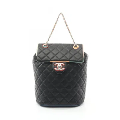 Pre-owned Chanel Leather Backpack () In Multi