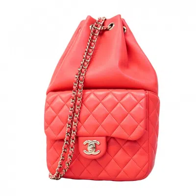 Pre-owned Chanel Leather Backpack () In Multi
